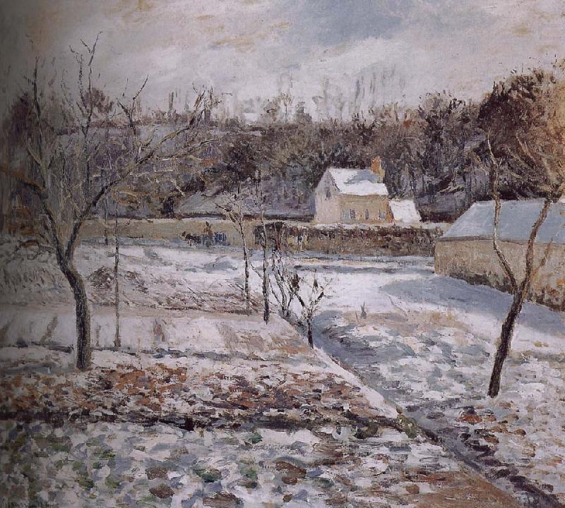 Camille Pissarro Snow china oil painting image